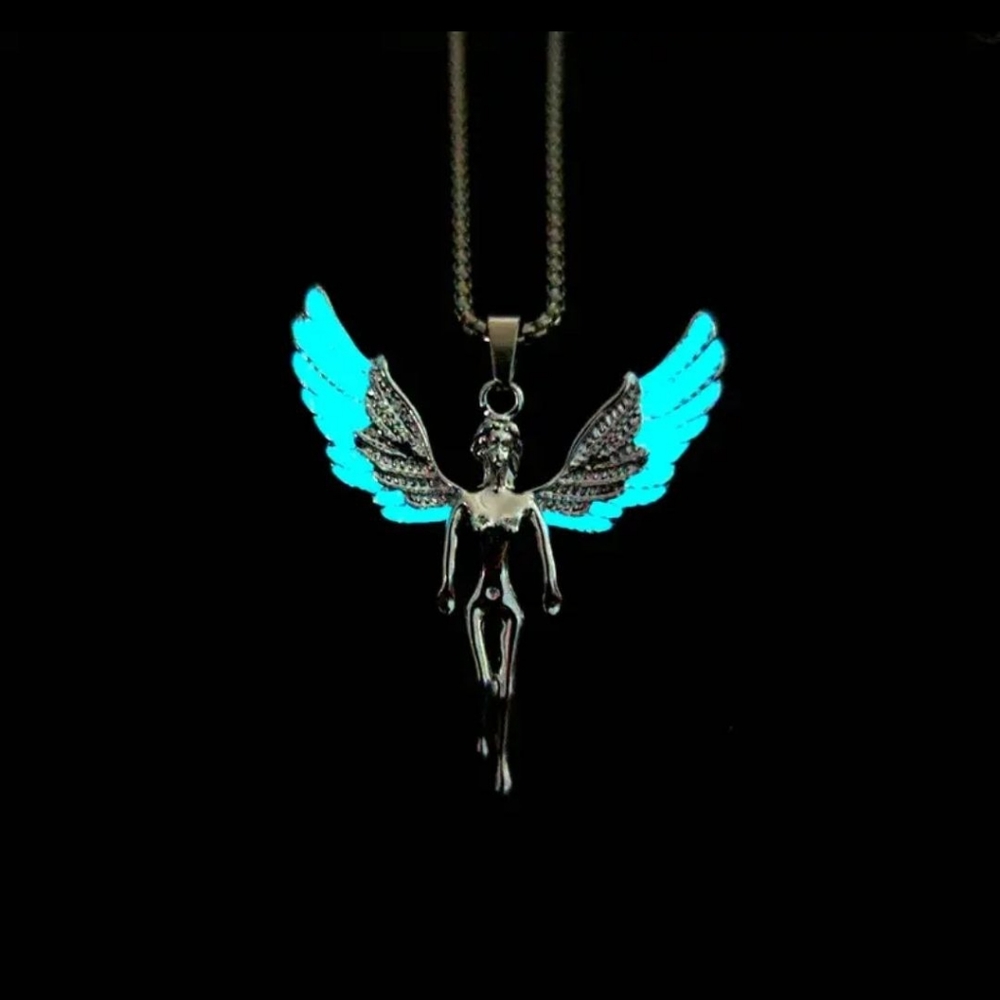 Angel Wings Goddess Guardian Necklace